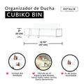 Organizador de Ducha CUBIKO BIN (2) - Blanco
