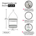 Organizador de Ducha FLEX - Blanco