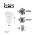 Papelera TOUCH - Gris